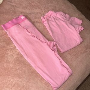 SKIMS Bubblegum pink cotton set 💗